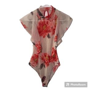 Sheer Body suit with free tank underneath